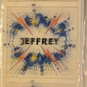 Stravina Zany Namz Jeffrey Hologram Action Stickers (4-pack) Bundle of 4